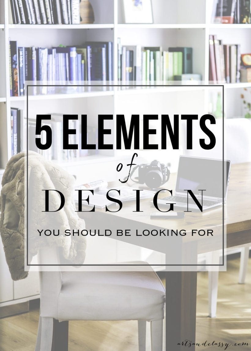 5 Elements of Design that you should be looking for
