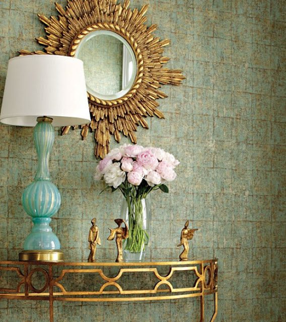 A Touch of Glam: Metallic Home Accents