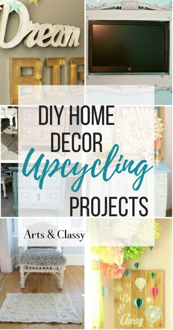 Instead of trashing old furniture or home decor, get creative and find a way to re-use it. Get inspired with these 10 upcycling home decor projects that are stylish and affordable.