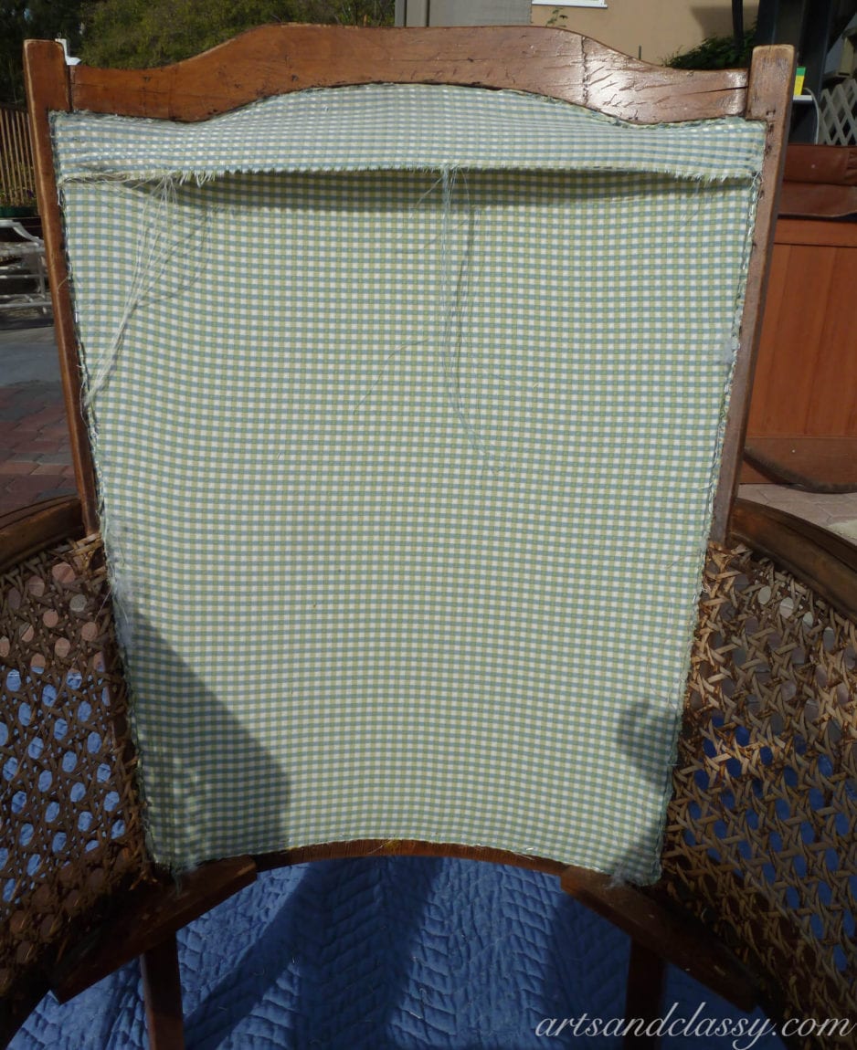 DIY Tutorial Cane Back Chair Makeover in 10 Steps Arts and Classy