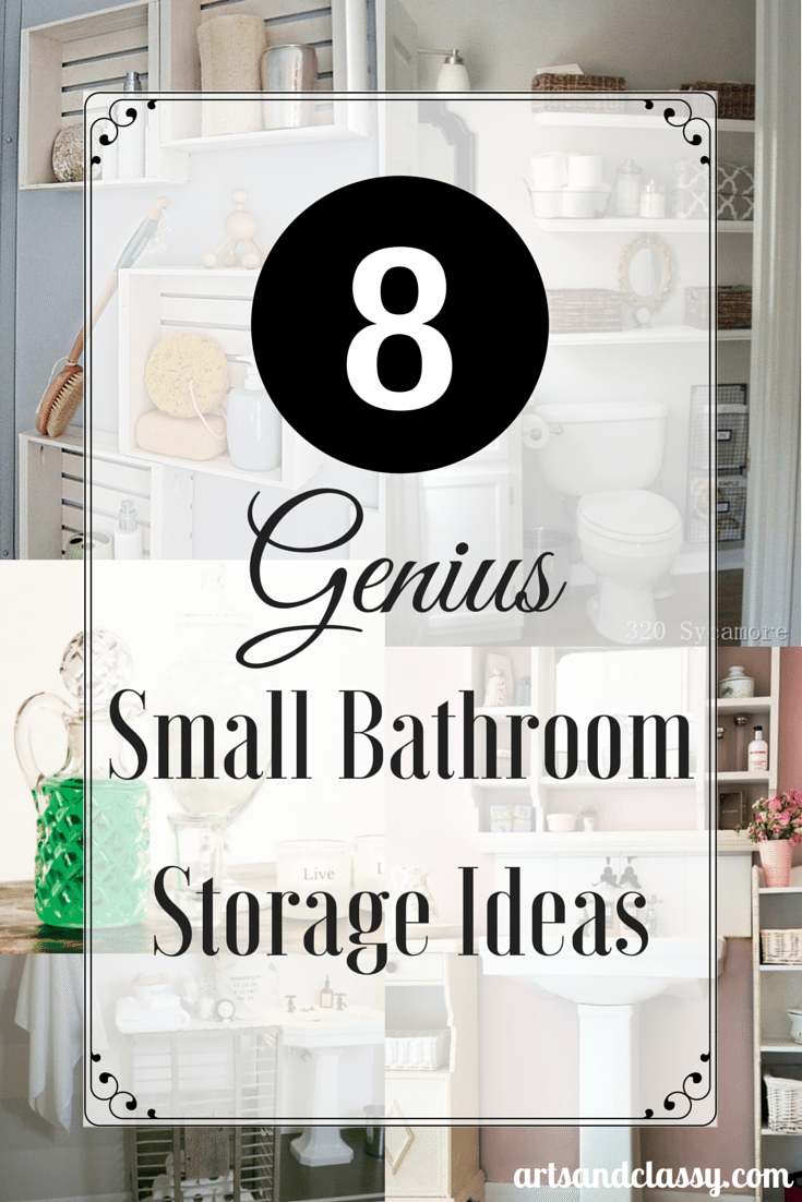 Genius Bathroom Organization Ideas - Domestically Creative