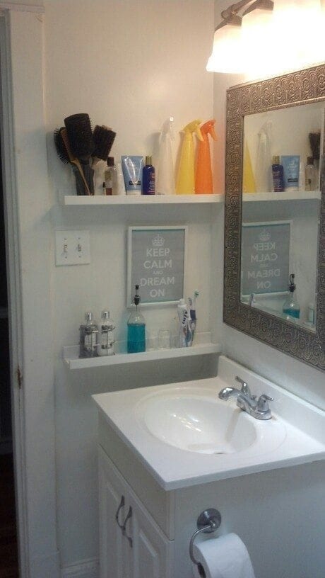 30+ Genius Ideas for Better Small Bathroom Storage • Craving Some Creativity