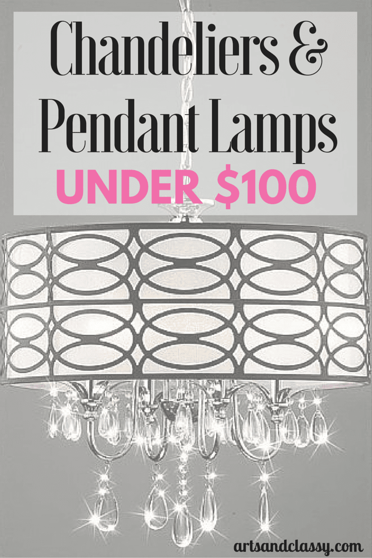 Chandelier And Pendant Lamps For Under 100 Arts Classy Chandeliers Pendant Lamps Under 100
