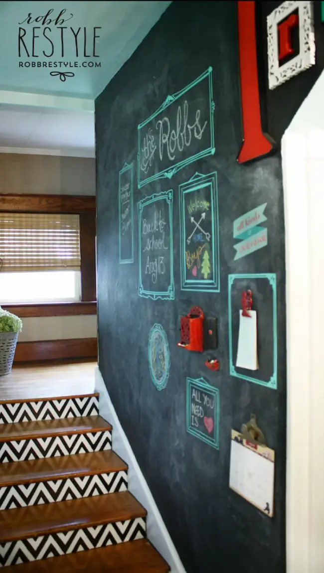 Make A Chalkboard Inspiration Wall