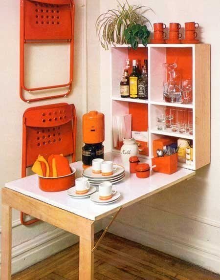 5 Genius Hidden Storage Solutions for Small Spaces :: via www.artsandclassy.com