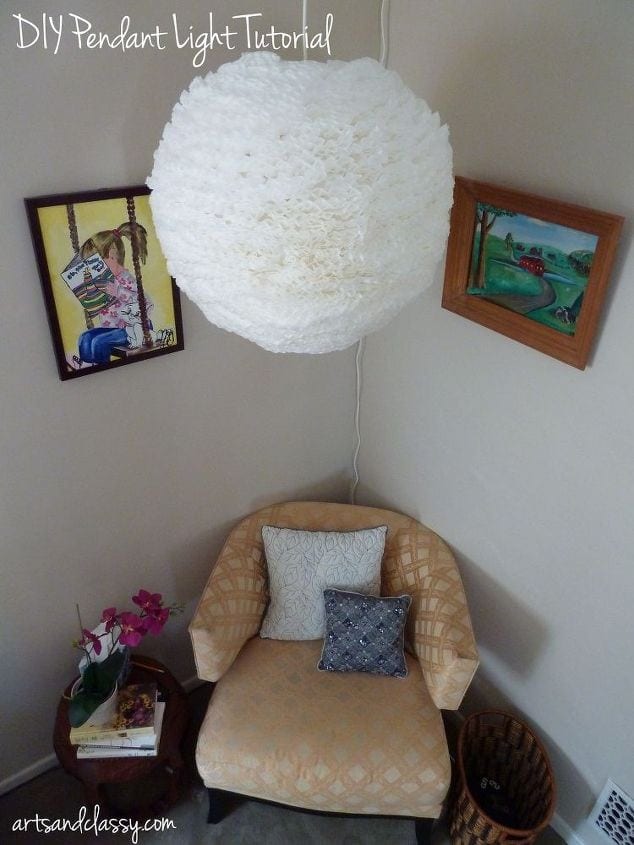My Parents Room Makeover – DIY Ceiling Light Tutorial
