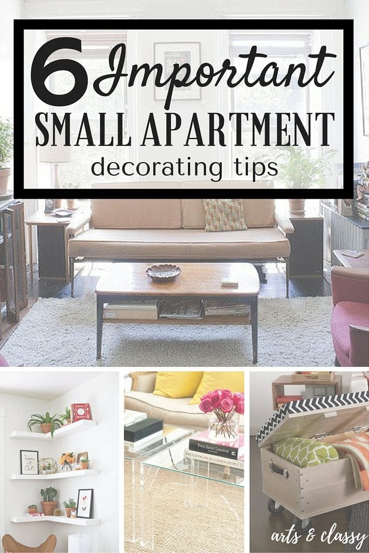 6 Important small apartment decorating tips