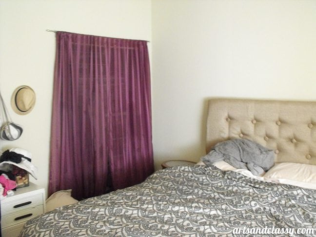Glam January Bedroom Makeover Challenge Before Closet Photos