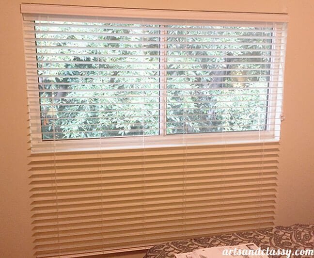 Makeover Edition _ Vintage Glam Bedroom with Levelor Blinds Window Dressing at www.artandclassy.com