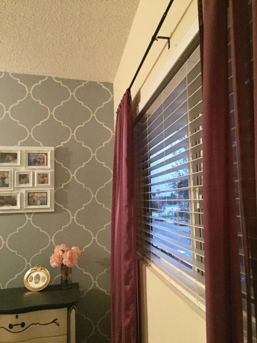 Makeover Edition _ Vintage Glam Bedroom with Levelor Blinds Window Dressing at www.artandclassy.com