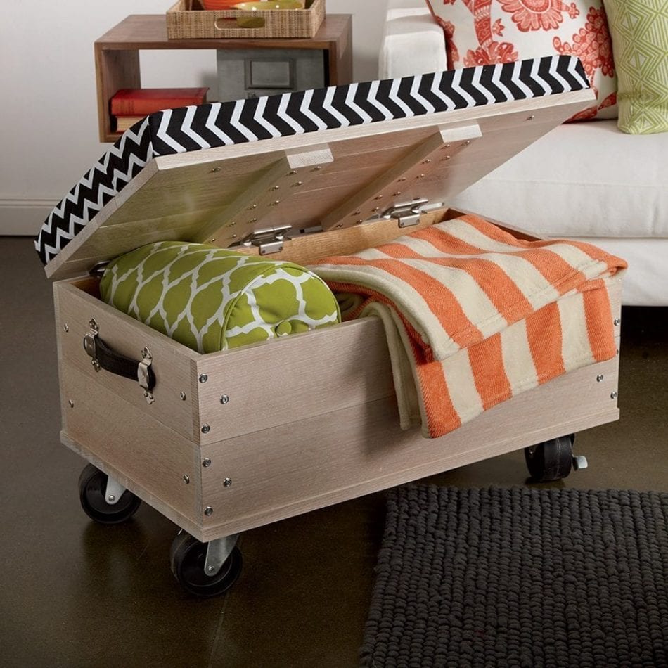 Double Duty Furniture is essential when decorating a small space. 