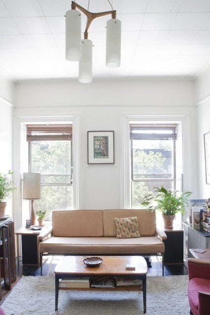 6 Important Small Apartment Decorating Tips - Smaller furniture is great for a smaller apartment space becasue it takes up less of a footprint in the room and is easier to move.