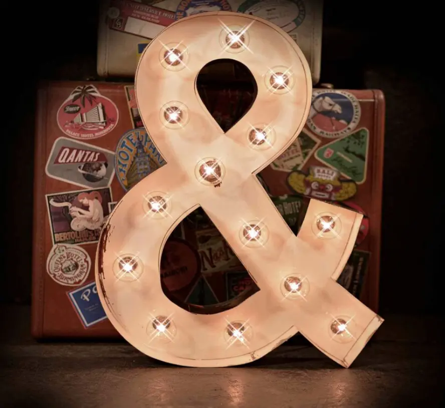 Falling in Love with Marquee Lights 3D Letters