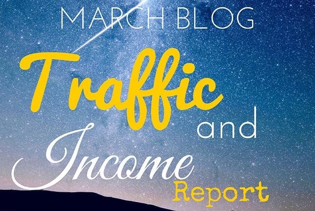 Blog Traffic and Income Report : How I made $1,340.62 in March