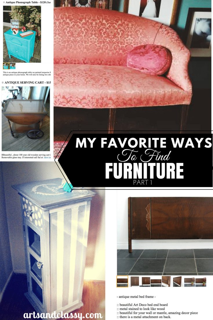 My Favorite Ways To Find Furniture Part 1