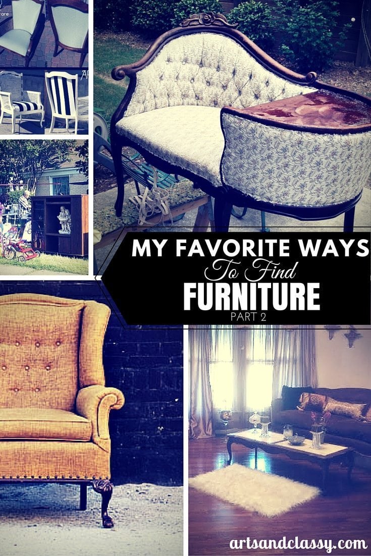 My Favorite Ways To Find Furniture Part 2