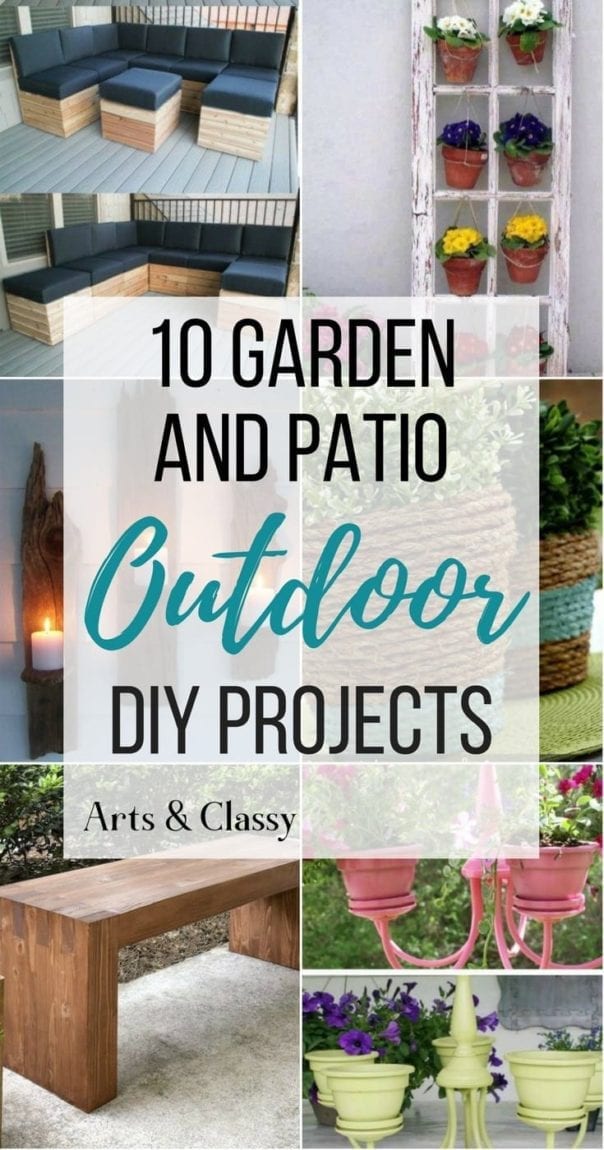 Check out these awesome and cost effective outdoor DIY projects for your yard and patio areas. I have wrangled some amazing DIY ideas from some seriously talented bloggers. 