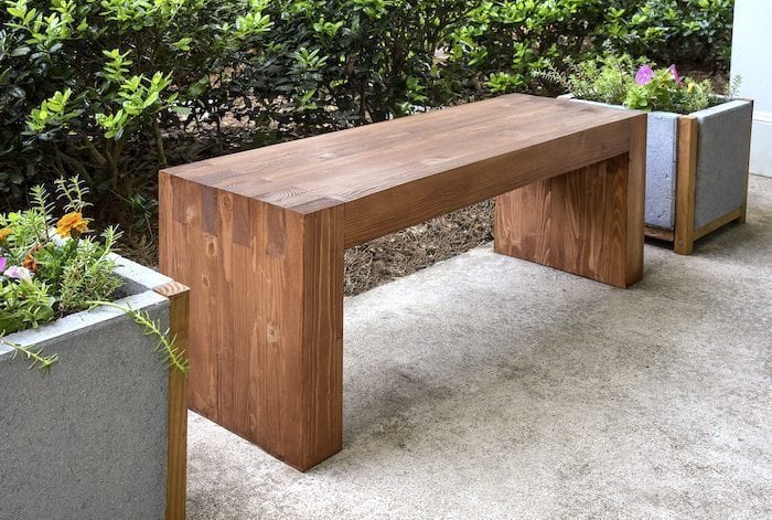 diycandy.com Wood Bench