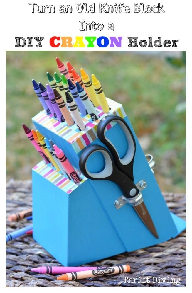 DIY Crayon Holder