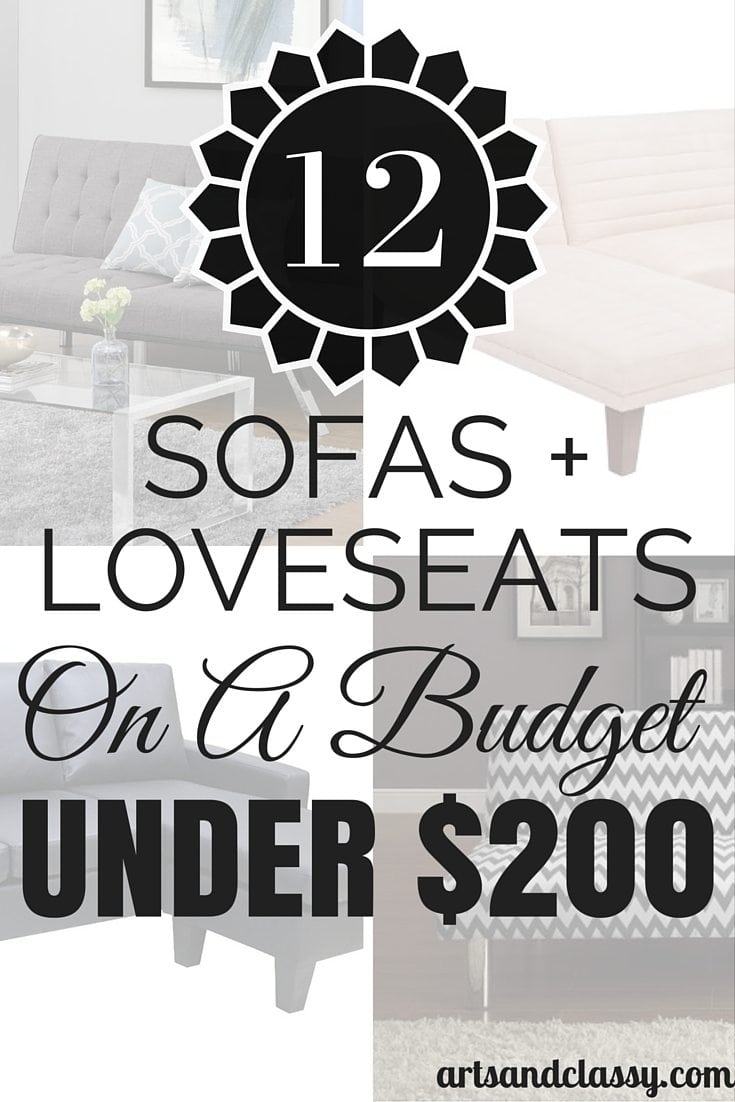Sofas And Love Seats Under 200 Arts Cly 12 Sofas Love Seats On A Budget Under 200