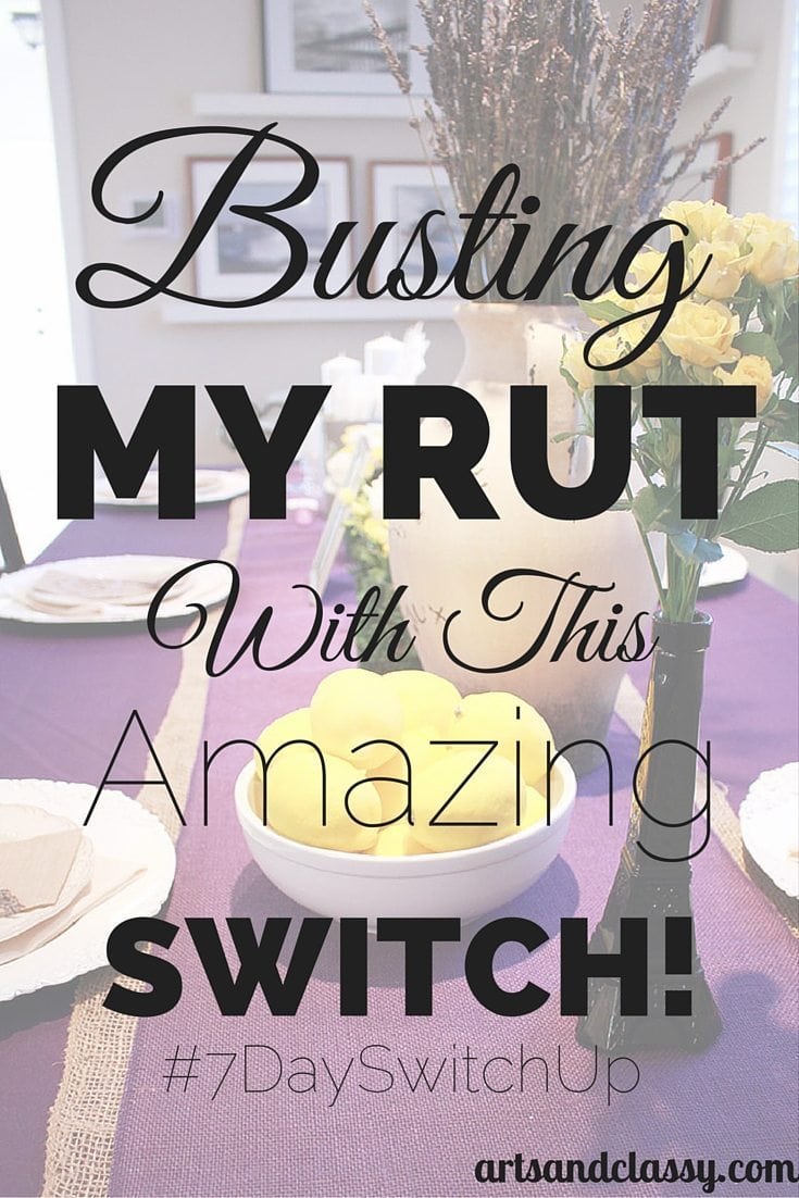Busting My Rut With This Amazing Switch Up! #7DaySwitchUp #AD