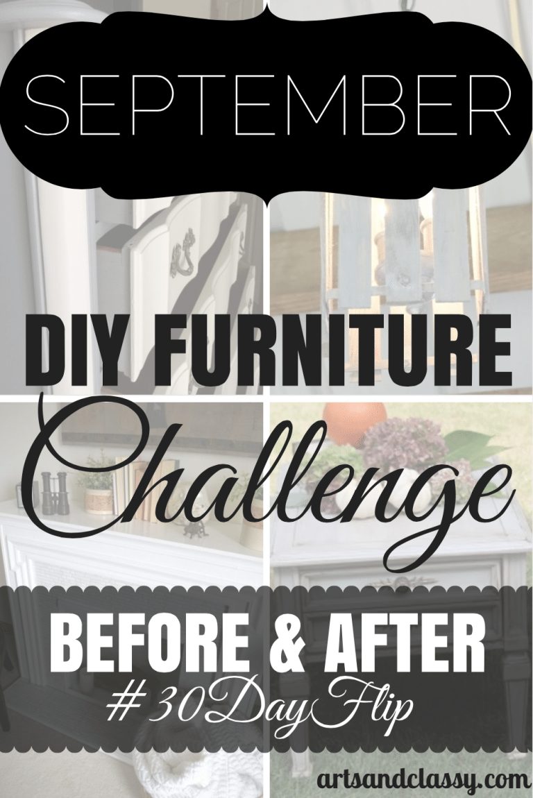 September DIY Furniture Challenge - Before and After #30dayflip