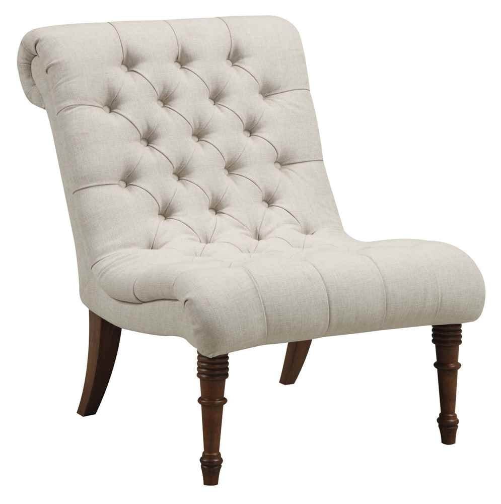 Coaster Home Furnishings Casual Accent Chair, Light Brown:White