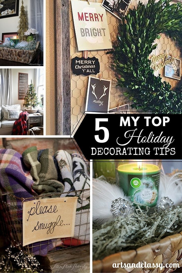 My Top 5 Favorite Holiday Decorating Tips #SmellsLikeHolidaySpirit