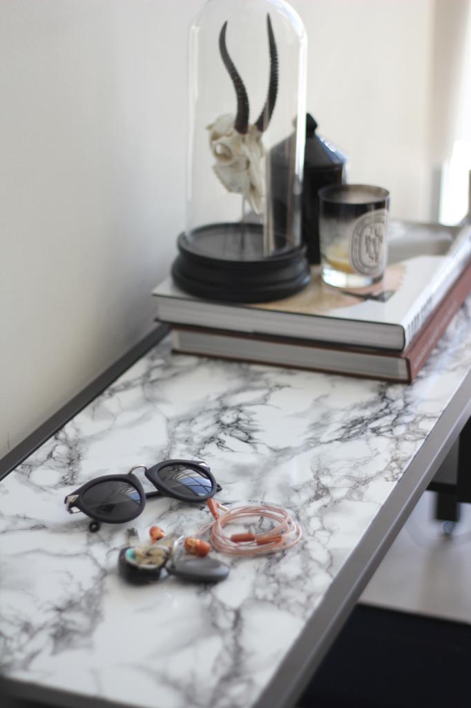DIY Projects To Make Your Rental Home Look More Expensive-marble table