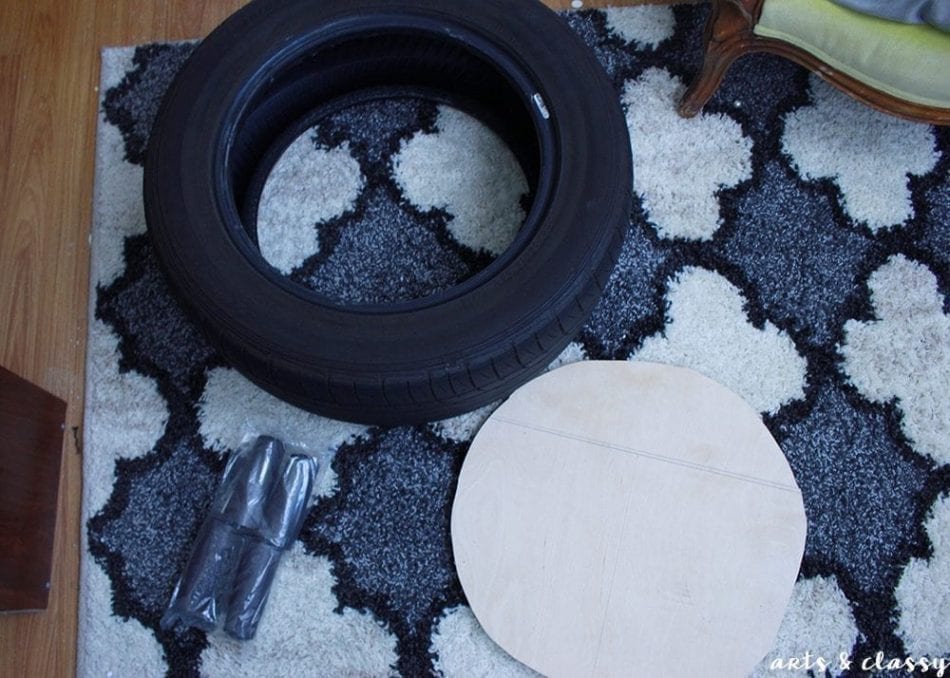 DIY Tire Upcycle Project Tutorial-01
