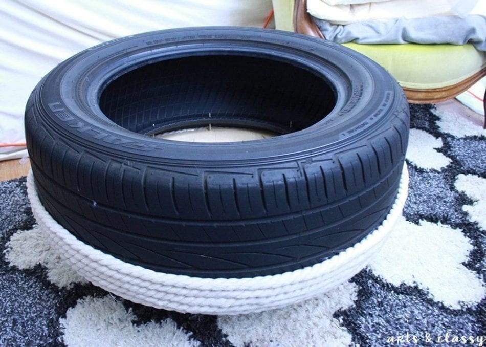 DIY Tire Upcycle Project Tutorial-08