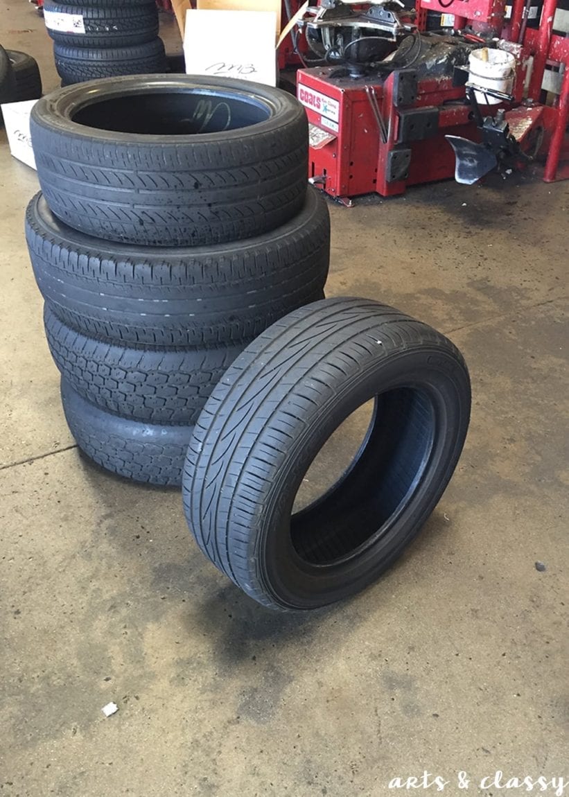 DIY Tire Upcycle Project Tutorial
