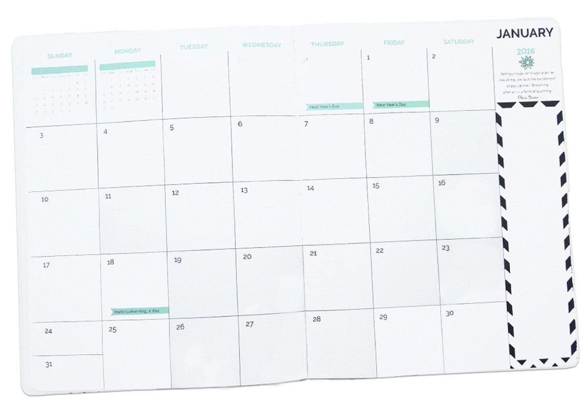 monthly daily planner