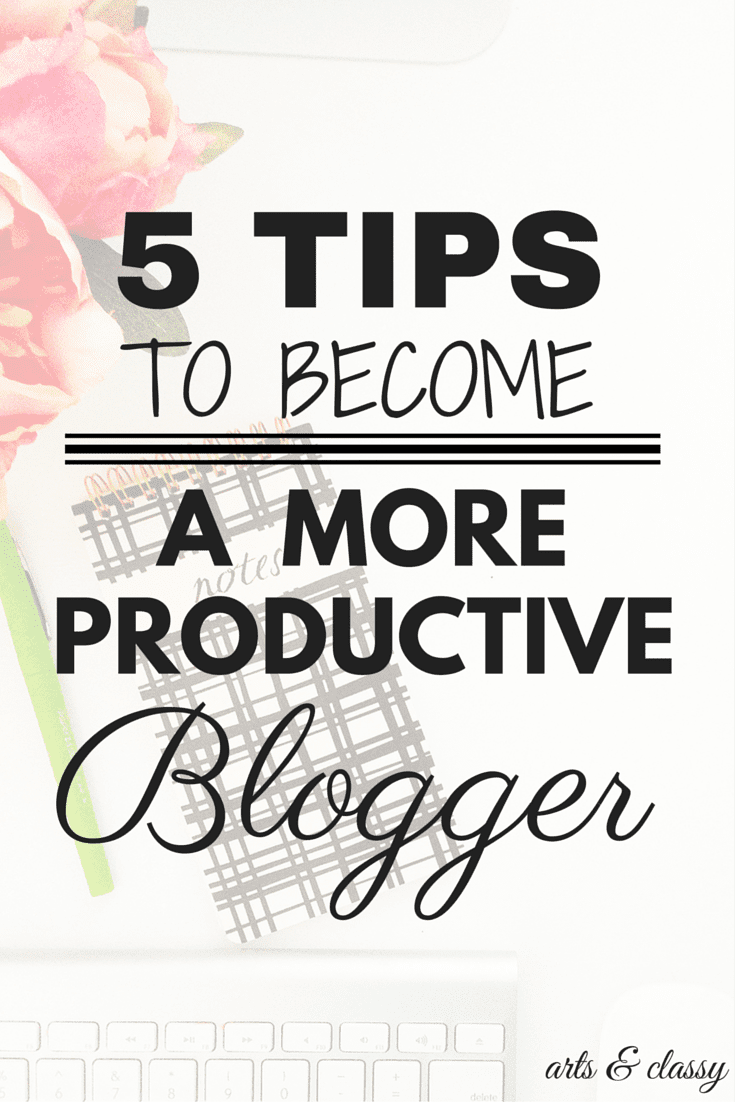 5 Tips to beomce a more productive blogger from a professional blogger of 4 years.