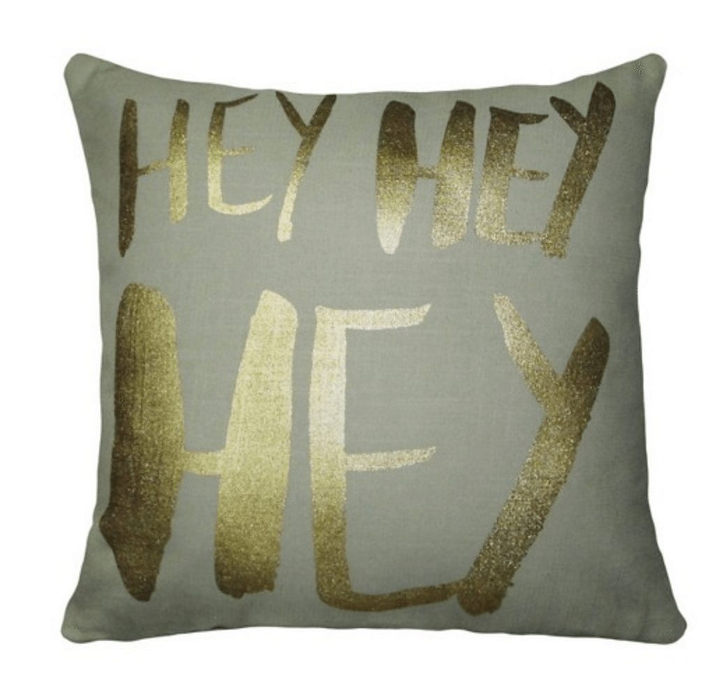 Decorative Pillow "Hey Hey Hey" - Oh Joy!