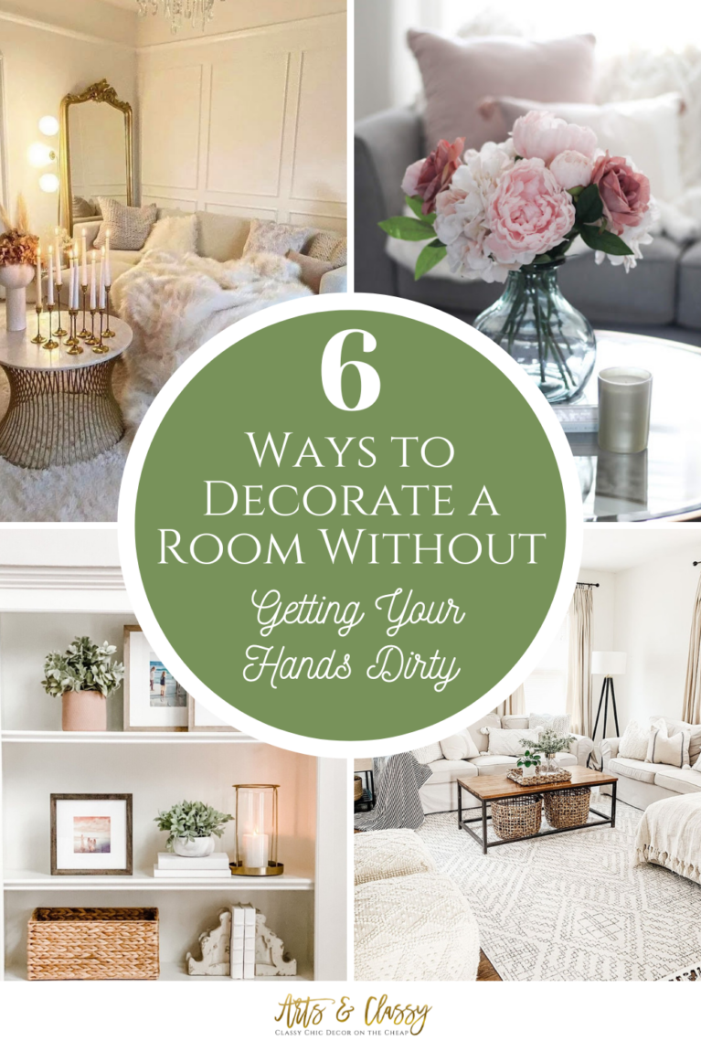 6 Ways to Decorate a Room Without Getting Your Hands Dirty
