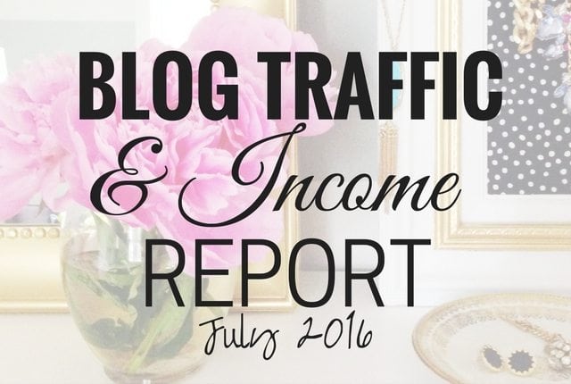 Blog Traffic and Income Report : How I made $1,954.58 in July