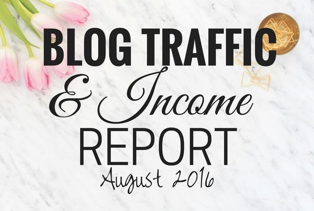 Blog Traffic and Income Report : How I made $1,801.34 in August