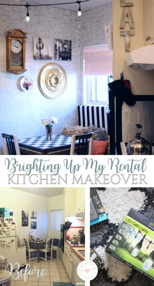 Simple and Easy DIY Rental Kitchen Makeover