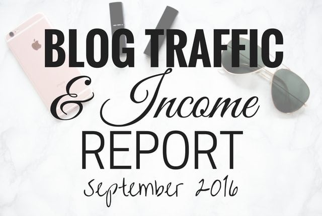 Blog Traffic and Income Report : How I made $2,499.96 in September