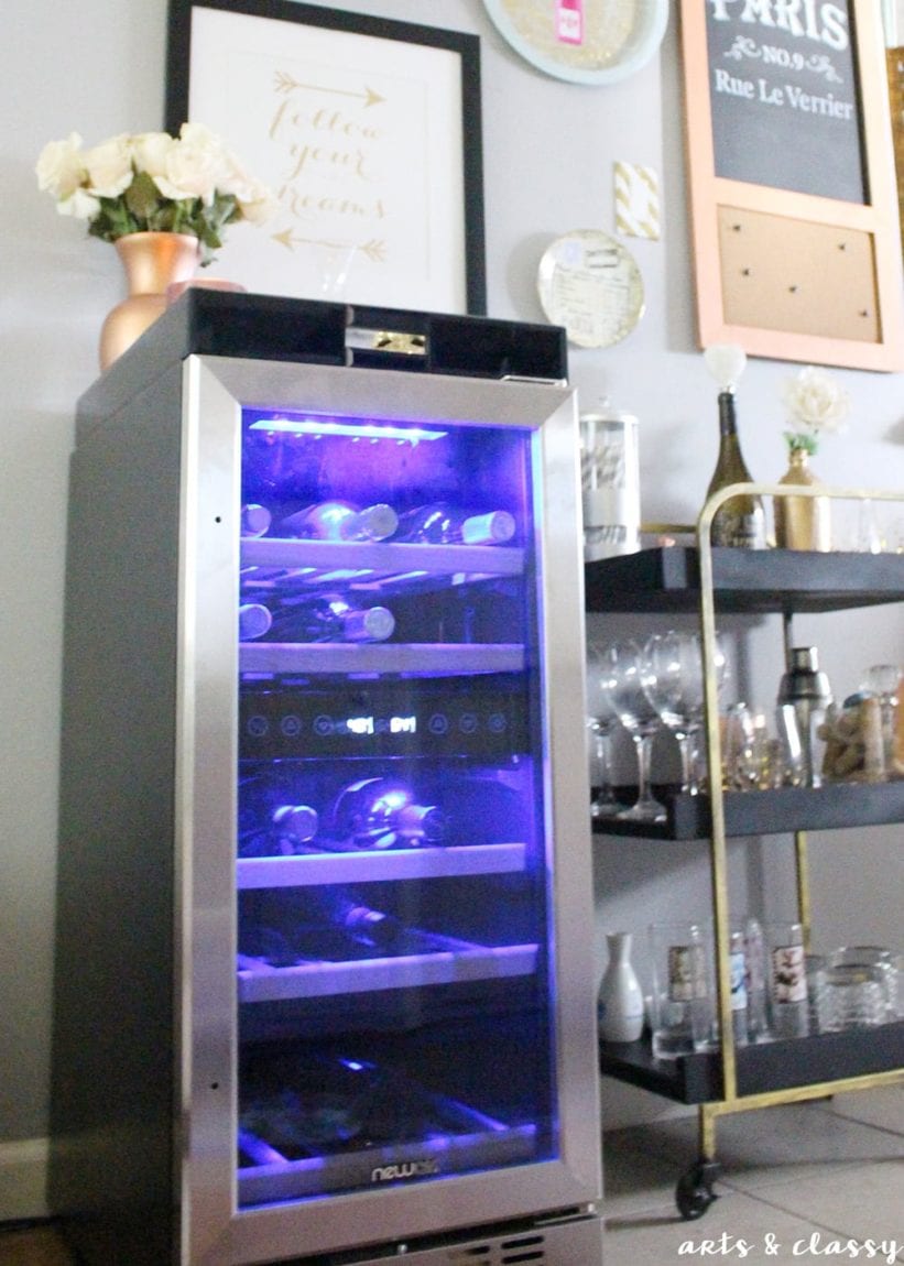 Create an Elegant Wine Bar in Your Rental Kitchen