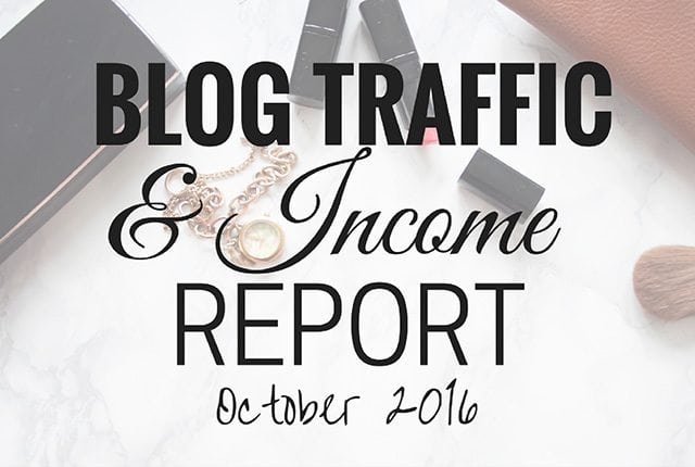 Blog Traffic and Income Report : How I made $6,327.45 in October
