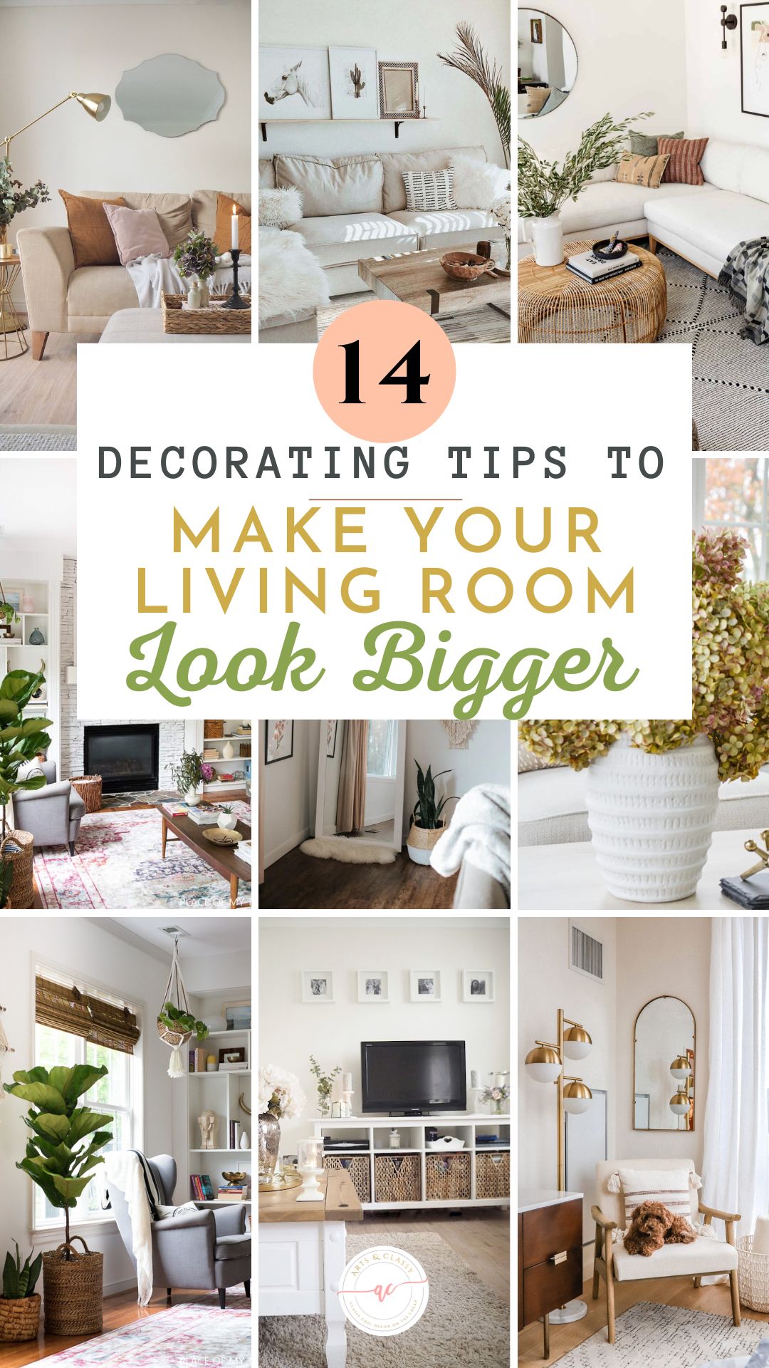 How To Make Your Living Room Look Bigger (for a Budget) – Arts and Classy