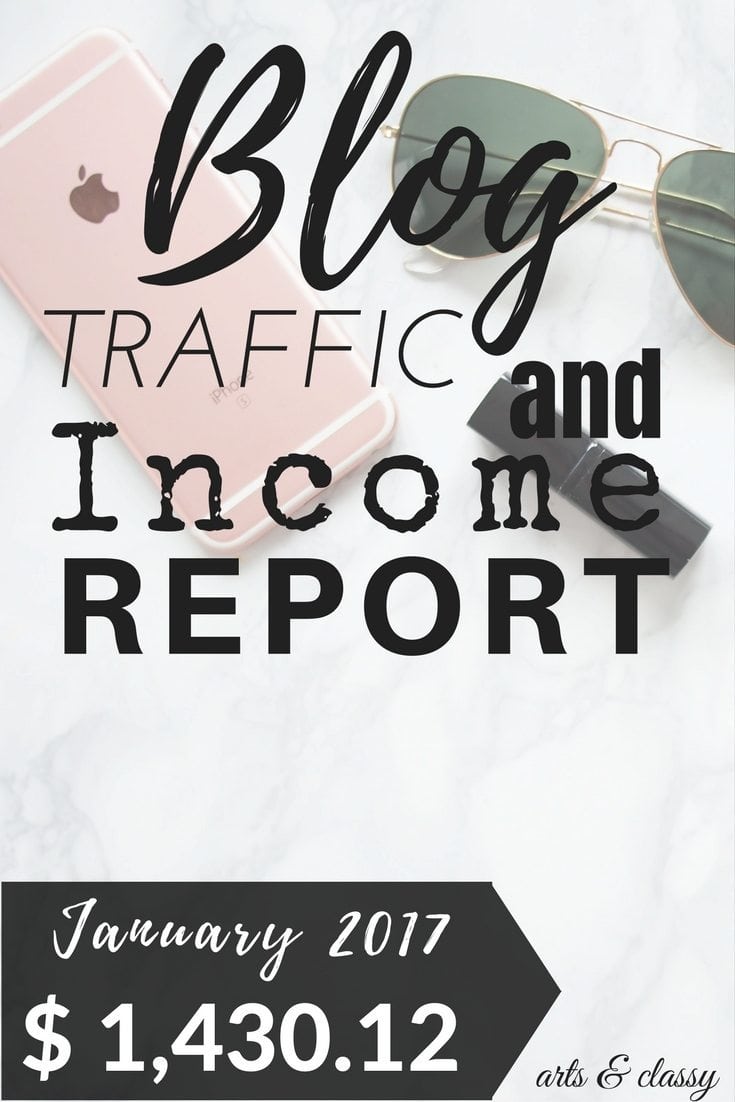 Blog Traffic and Income Report - How I made $1,430.12 in January. I am spilling the details over on the blog. This is perfect for newbie and seasoned bloggers!