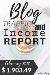 Blog Traffic and Income Report - How I made $1,903.49 in February