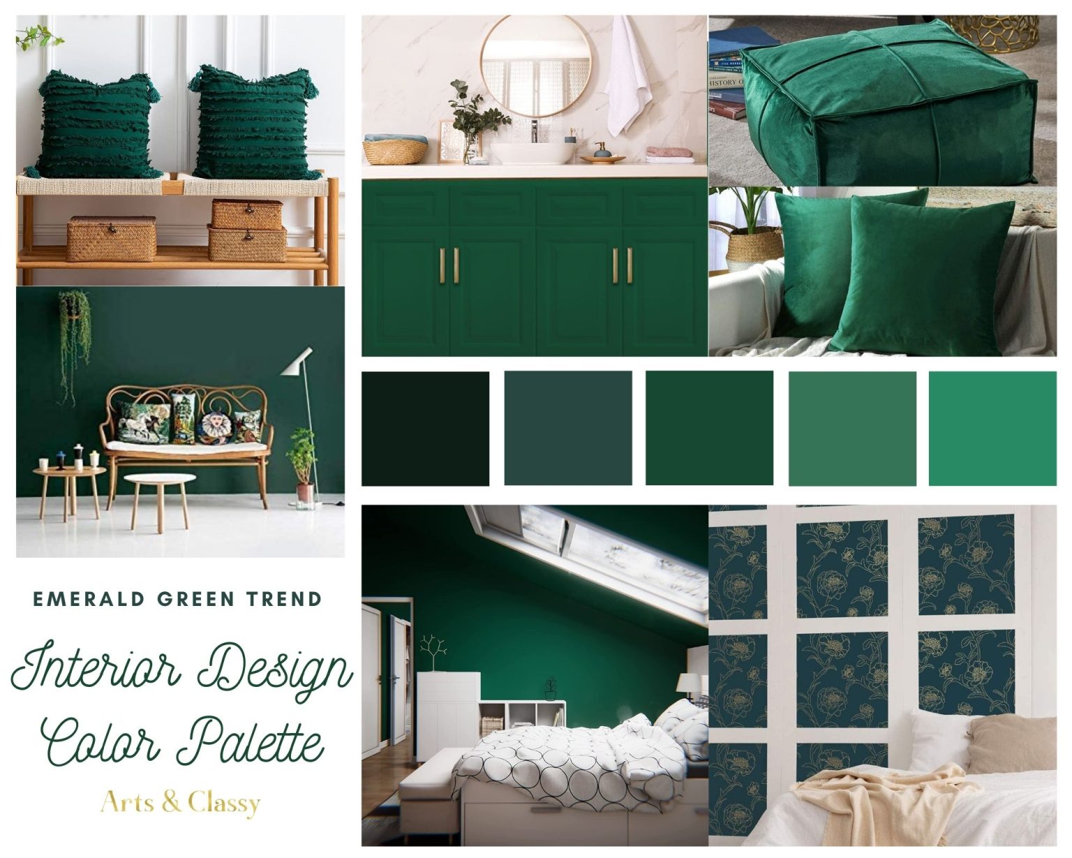 7 Ways to Incorporate Emerald Green Room Ideas into Your Home Design ...