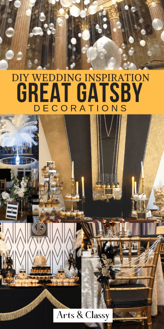 DIY Wedding Great Gatsby Decor Ideas + Inspiration Arts