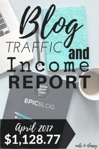 Blog Traffic and Income Report : How I made $1,128.77 in April
