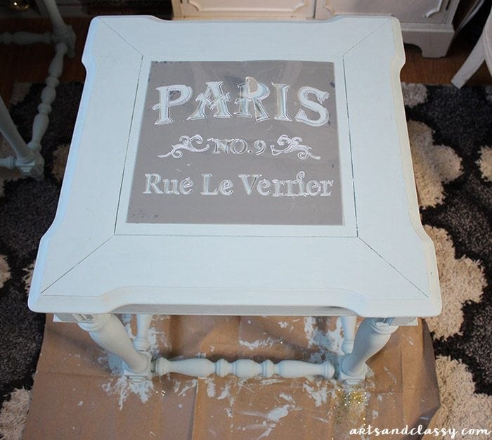 DIY Projects - End Tables Get a French Twist Makeover Tutorial