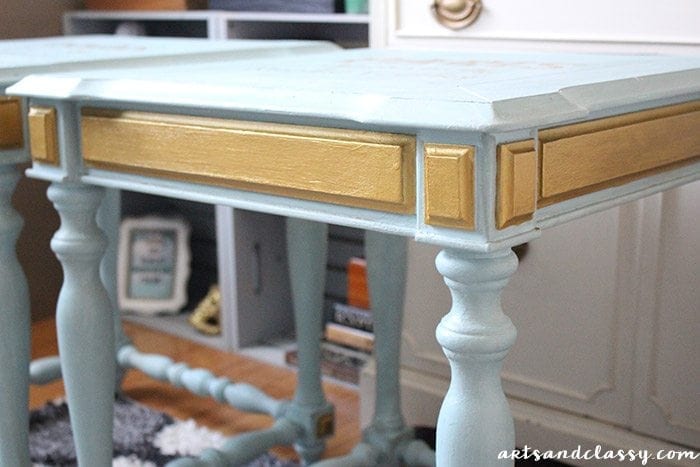 DIY Projects - End Tables Get a French Twist Makeover Tutorial